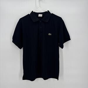 Lacoste Men’s Polo Shirt – Black, Size 4 (Medium)
